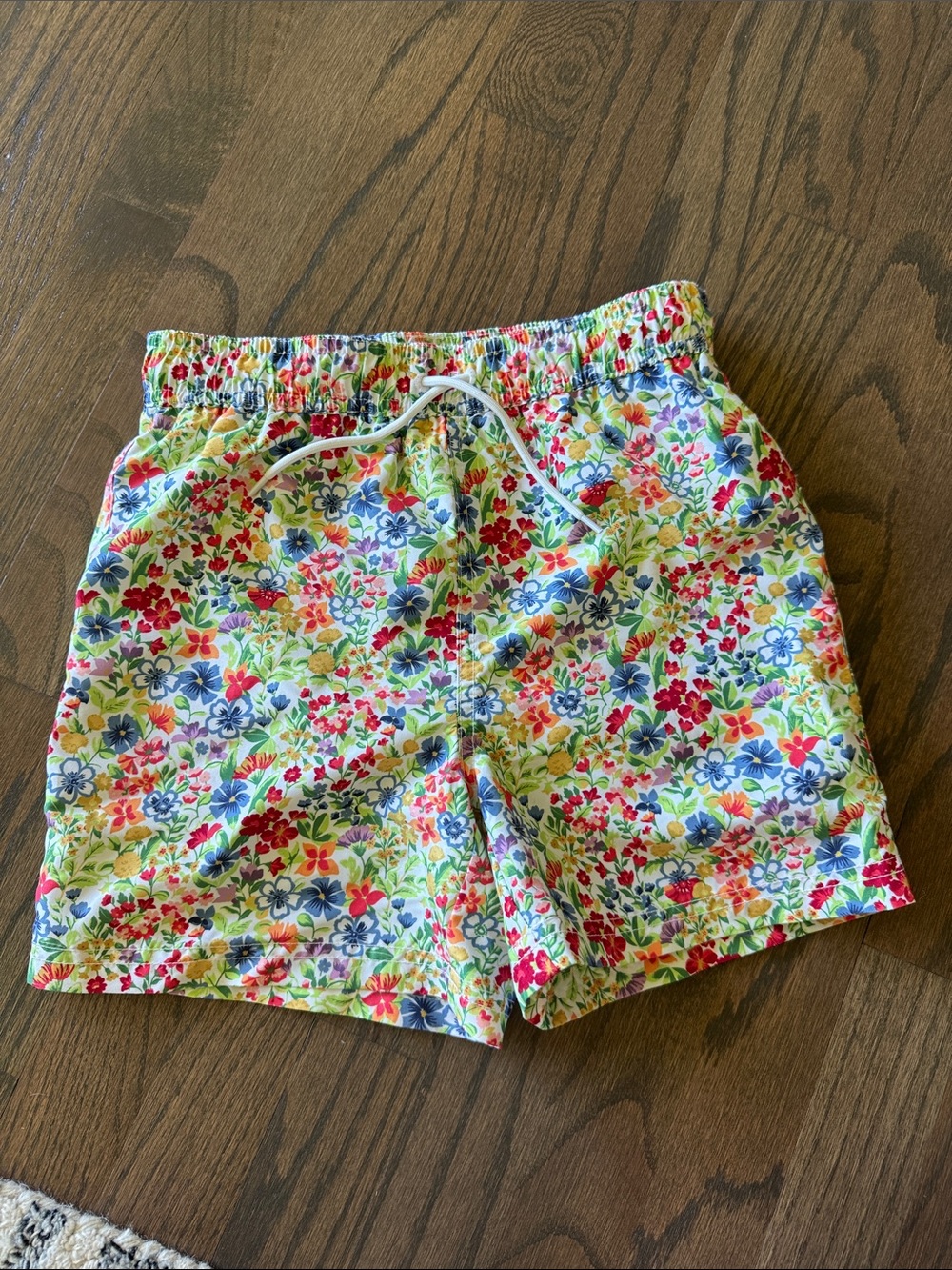 Janie and Jack Floral Multi-Color Swim Trunks